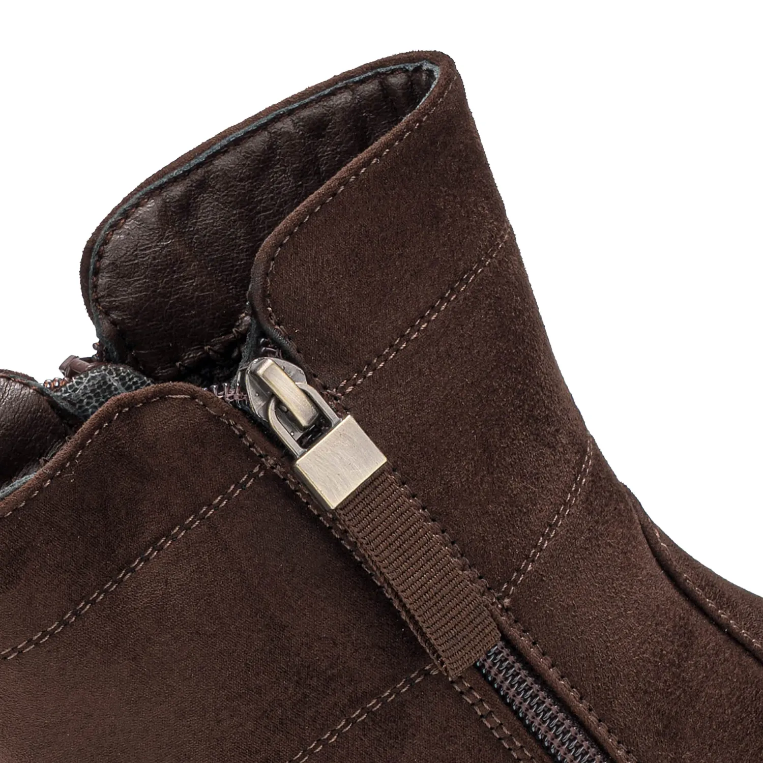 Botin Platanitos Dama Btt Rhaena color marron oscuro. | Platanitos