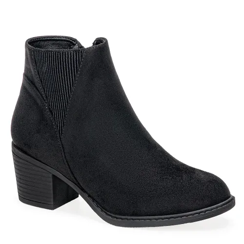 Platanitos Negro de Mujer modelo Botin Dama Bt Lucya negros sintéticos mujer 2025100321512041932 Sintético Sintético