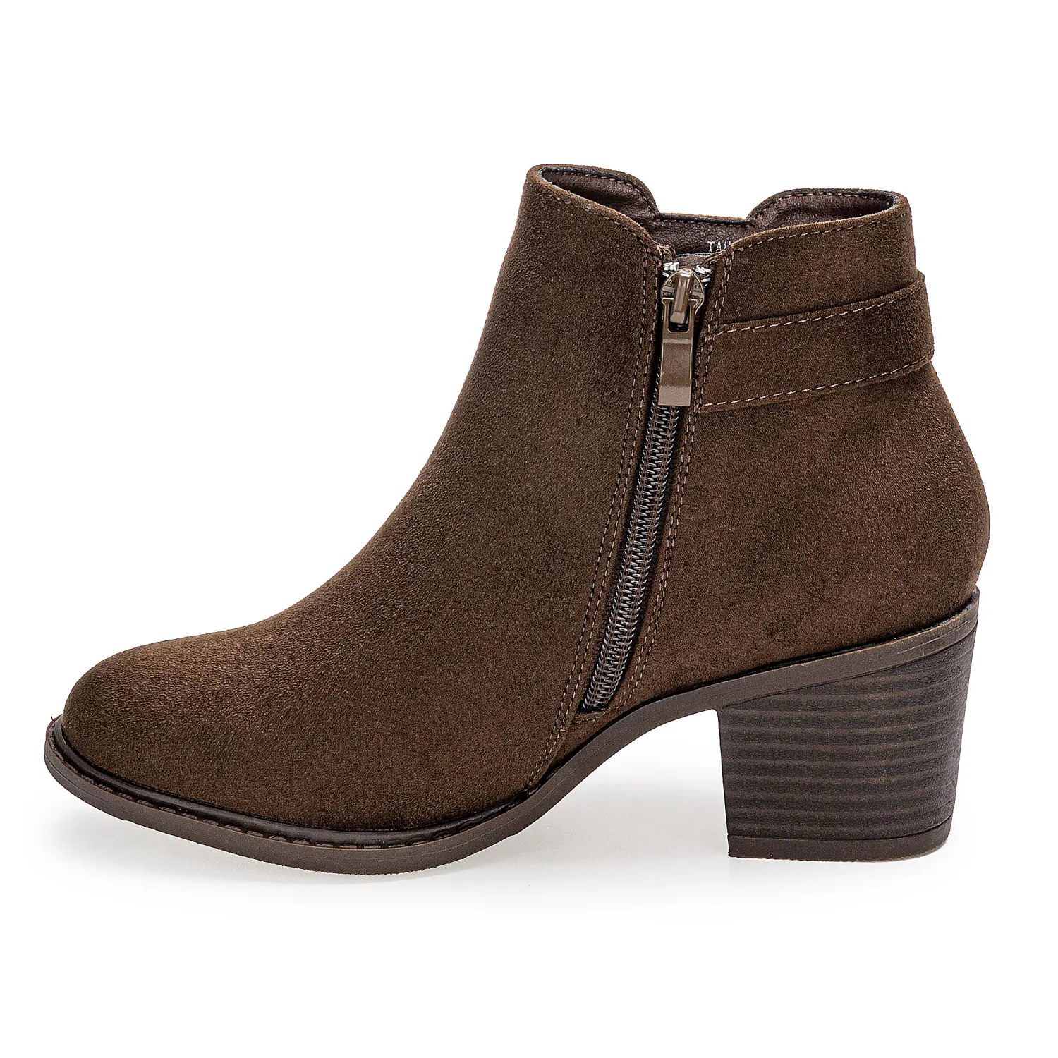 Botin Platanitos Dama Bt Arya color marron oscuro. | Platanitos