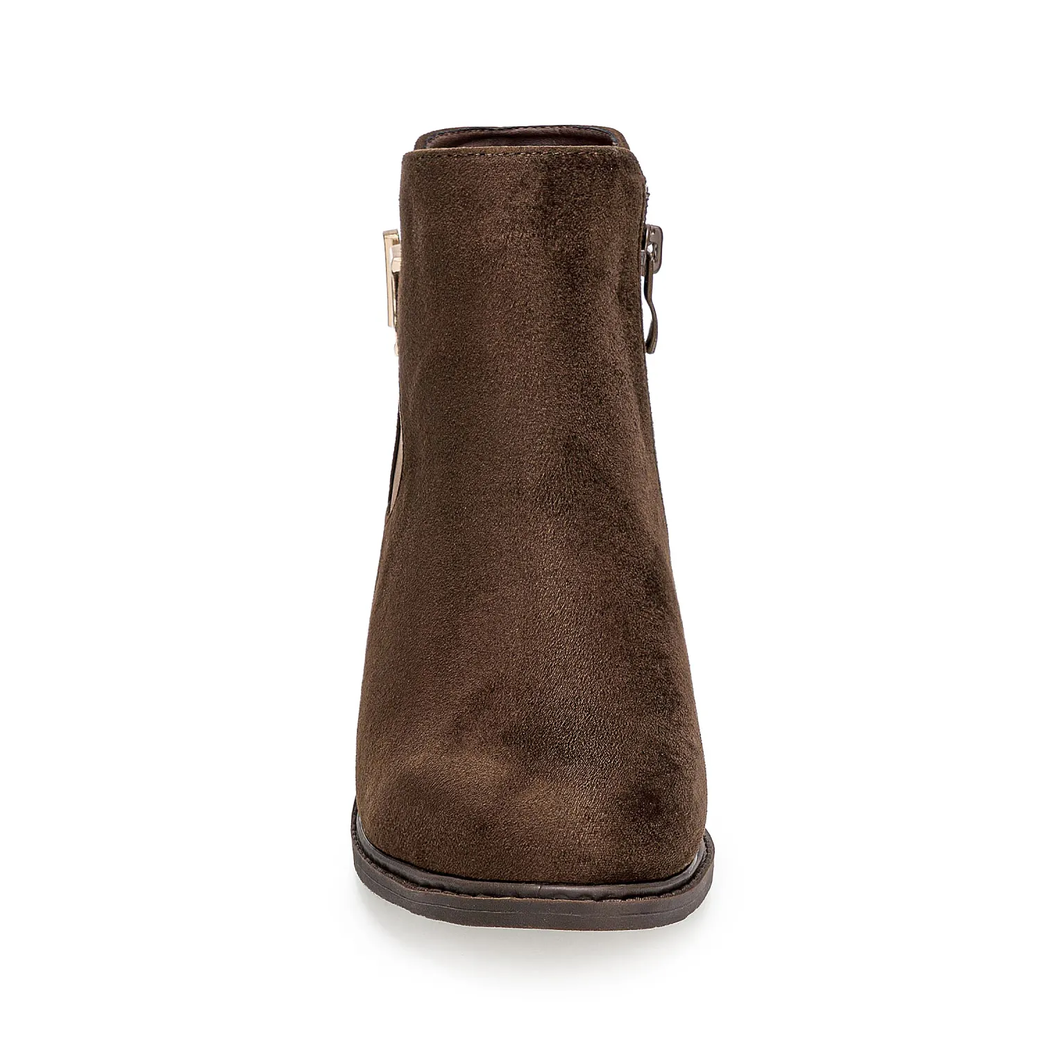 Botin Platanitos Dama Bt Arya color marron oscuro. | Platanitos