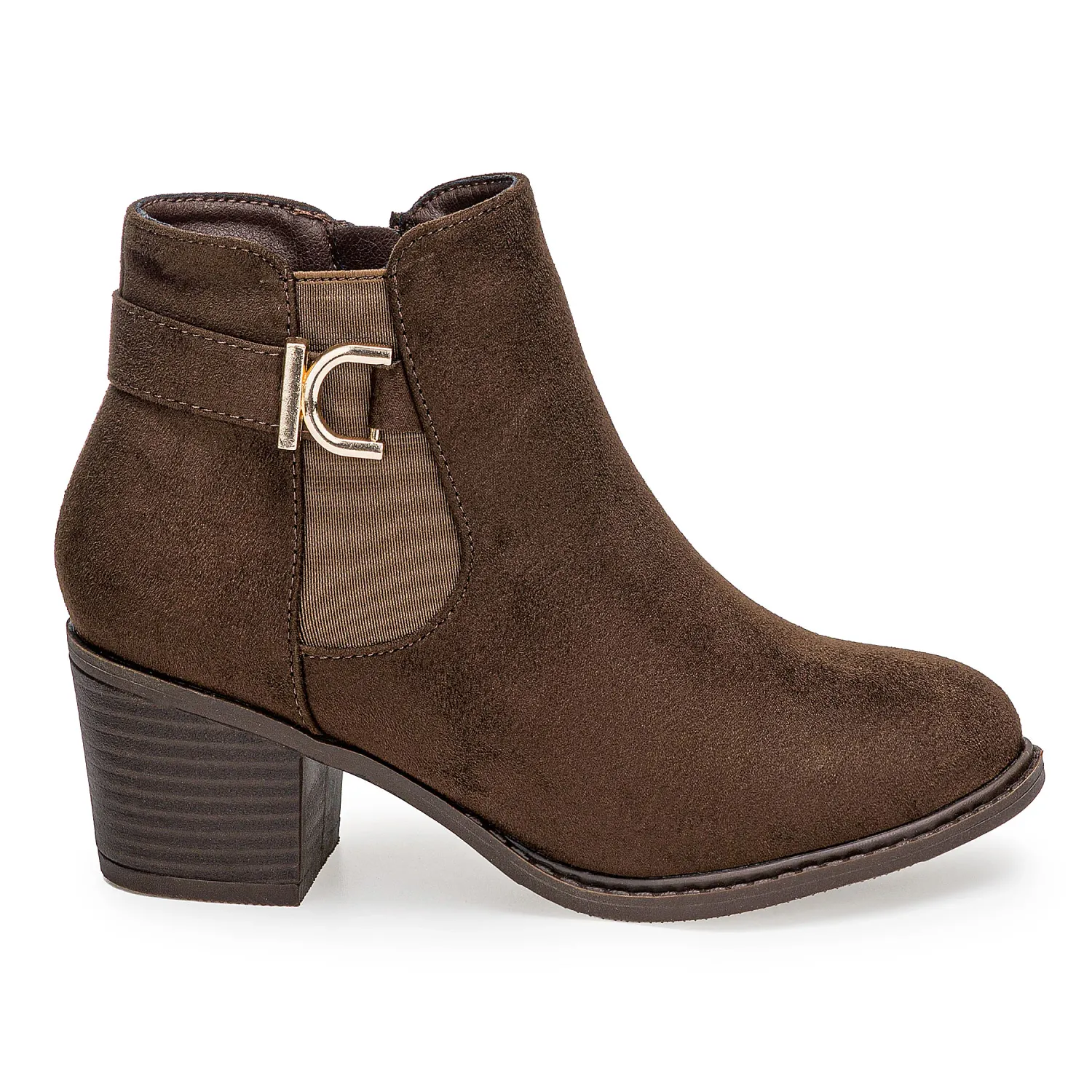 Botin Platanitos Dama Bt Arya color marron oscuro. | Platanitos