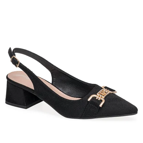 Platanitos Negro de Mujer modelo Calzado Vestir Dama Cv Sallye negros sintéticos mujer 2025100321512042079 Sintético Sintético