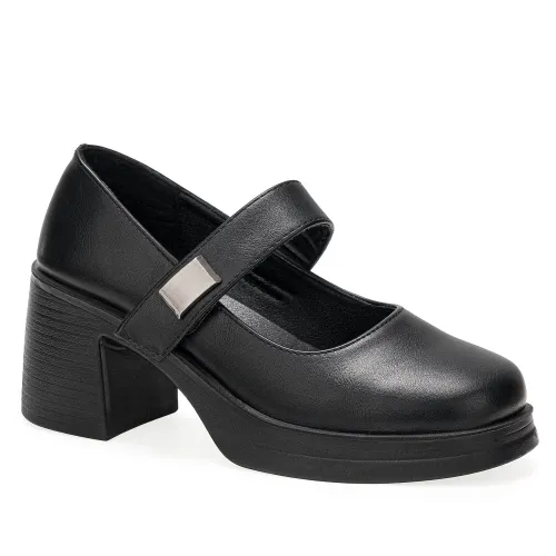 Calzado Platanitos Dama Ct Winona color negro | Platanitos