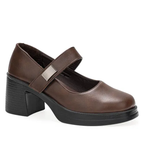 Calzado Platanitos Dama Ct Winona color marron | Platanitos