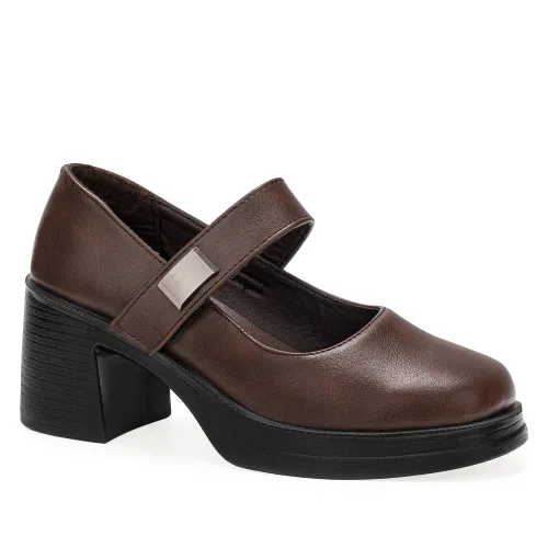 Calzado Platanitos Dama Ct Winona color marron | Platanitos