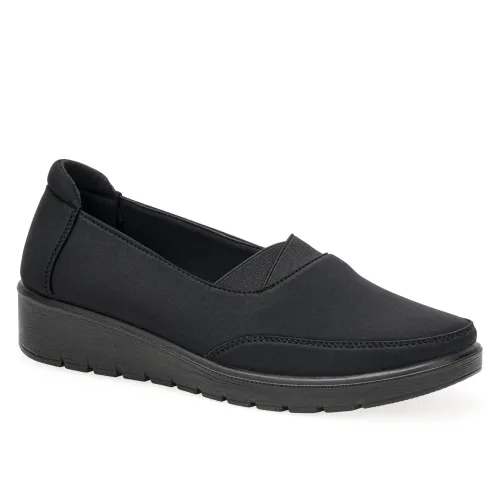 Mocasin Platanitos Dama M Riley color negro | Platanitos