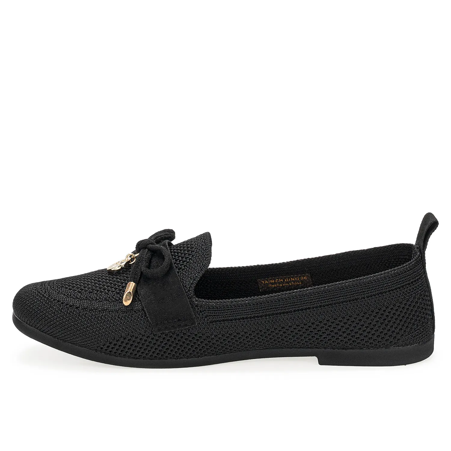 Calzado Platanitos Dama Ch Juno color negro | Platanitos