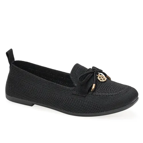 Calzado Platanitos Dama Ch Juno color negro | Platanitos