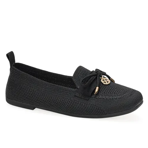 Calzado Platanitos Dama Ch Juno color negro | Platanitos