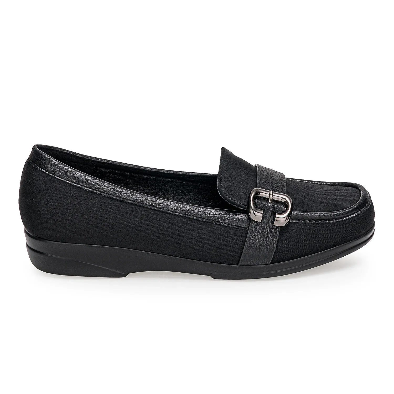 Mocasin Platanitos Dama M Keira color negro | Platanitos