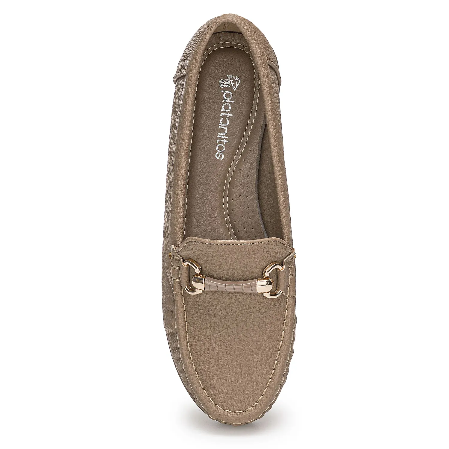 Mocasin Platanitos Dama Mw Naomy color topo | Platanitos