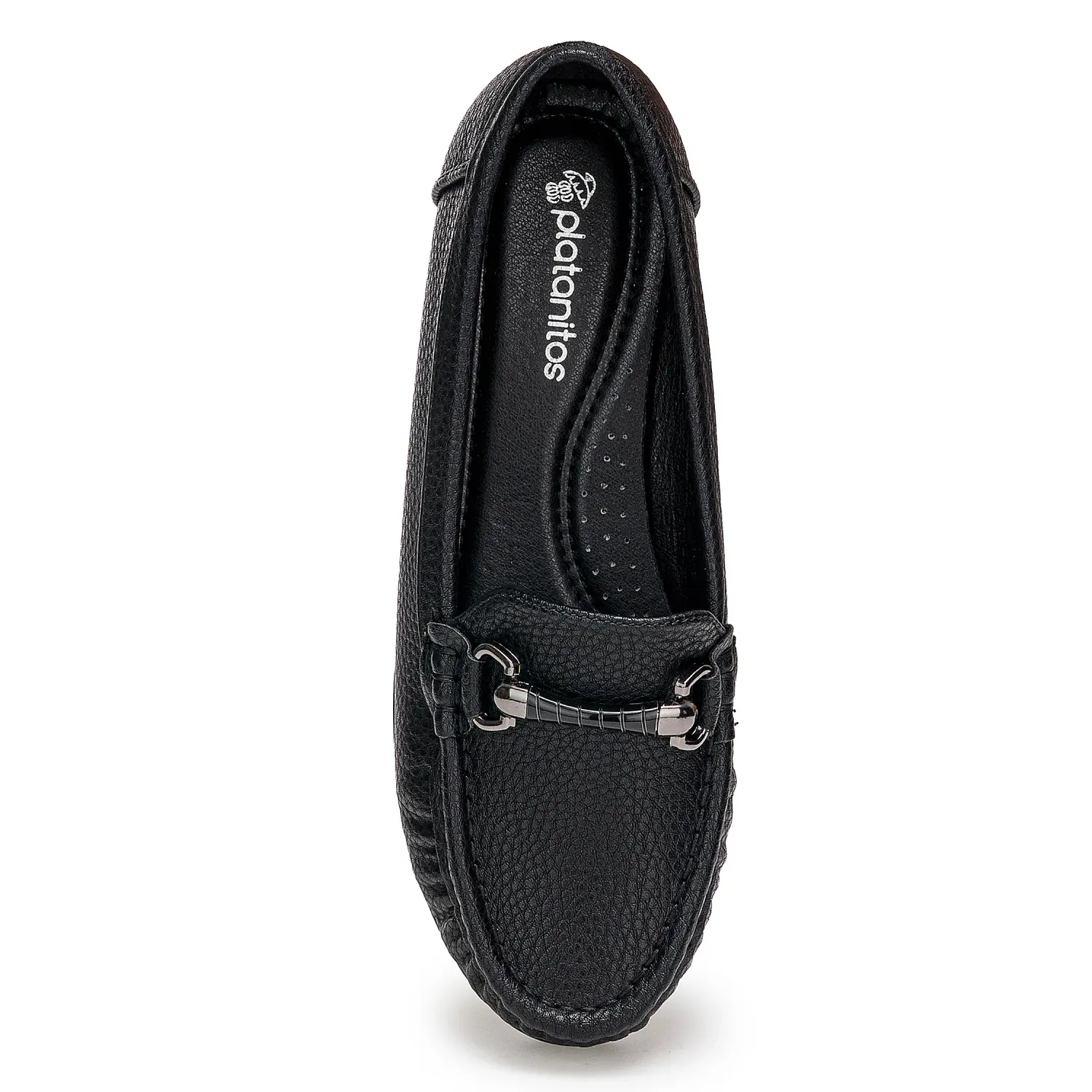 Platanitos Mocasin Platanitos Dama Mw Naomy color negro | Platanitos