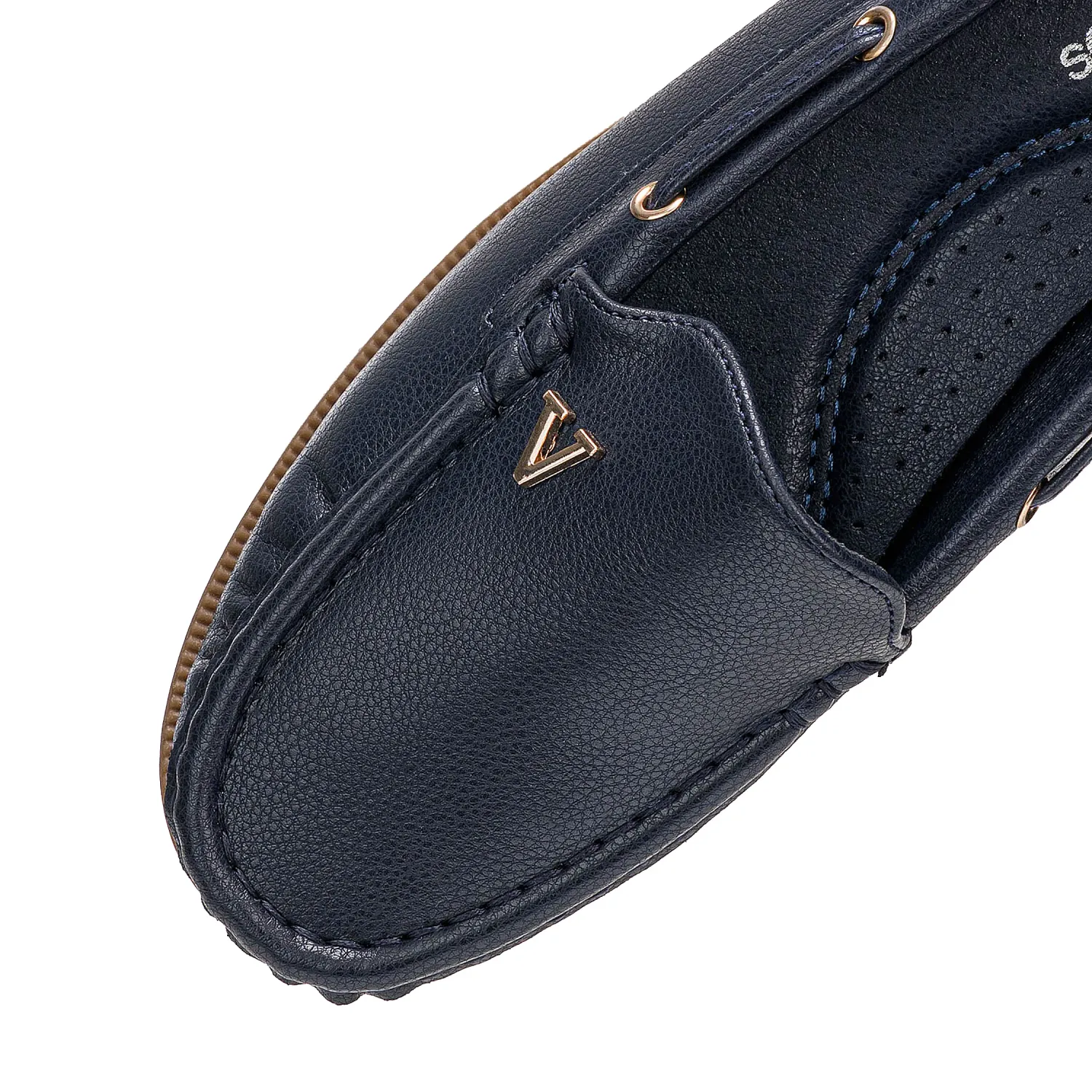 Mocasin Platanitos Dama M Alisan color azul | Platanitos