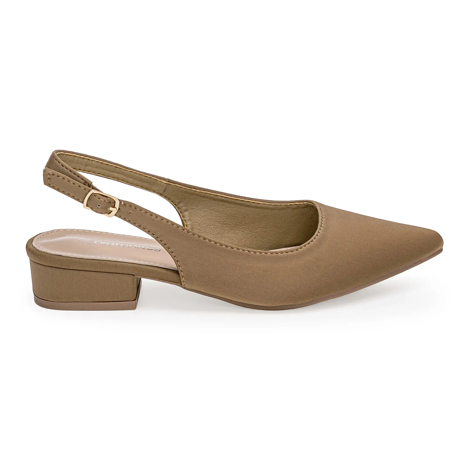 Calzado Platanitos Dama C Sienna color topo | Platanitos