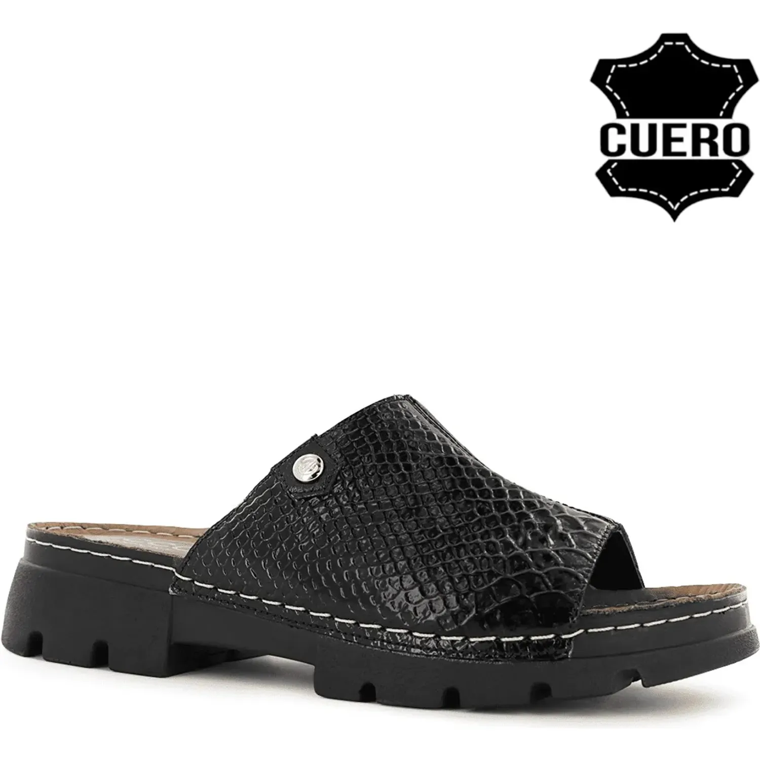 Sandalias Ecco Mujer Nakia04 color negro | Platanitos