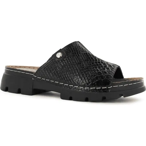 Ecco Negro de Mujer modelo Sandalias Mujer Nakia04 negros mujer 2025100615133468588 Cuero PU