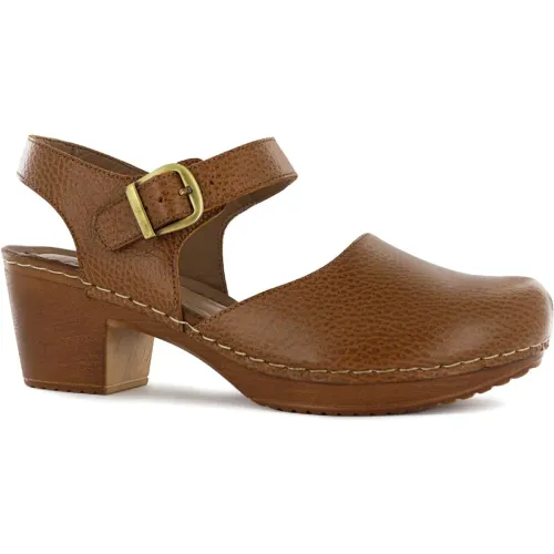 Ecco  de Mujer modelo Zuecos Mujer Mika08 toffees mujer 2025100615133468651 Cuero PU