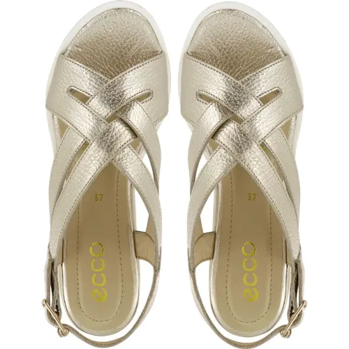 Ecco Sandalias Cuña Baja Mujer Jaspe09