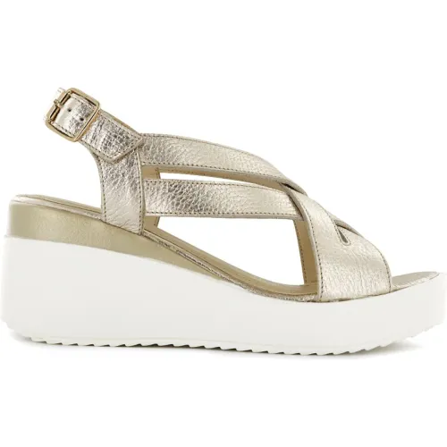 Ecco Sandalias Cuña Baja Mujer Jaspe09