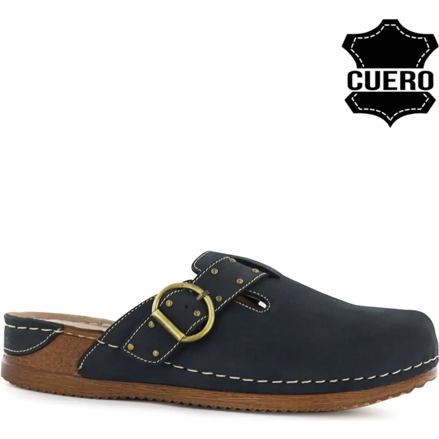 Ecco Zuecos Ecco Mujer Patty27 color azul marino | Platanitos