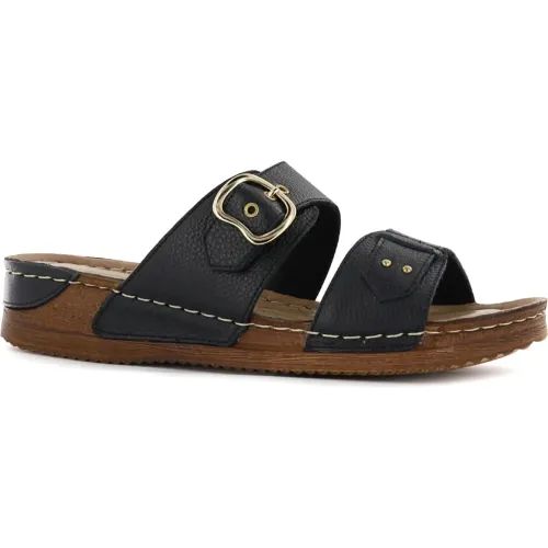 Ecco Negro de Mujer modelo Sandalias Confort Mujer Patty35 negros mujer 2025100615133468750 Cuero PU