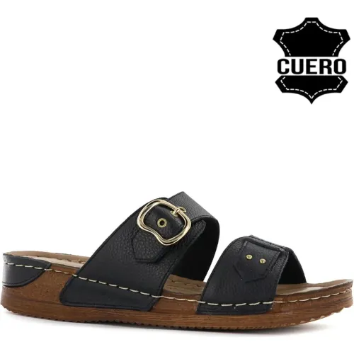 Sandalias Ecco Confort Mujer Patty35 color negro | Platanitos