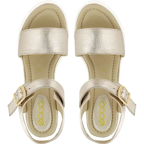 Ecco Sandalias Cuña Baja Mujer Jaspe03