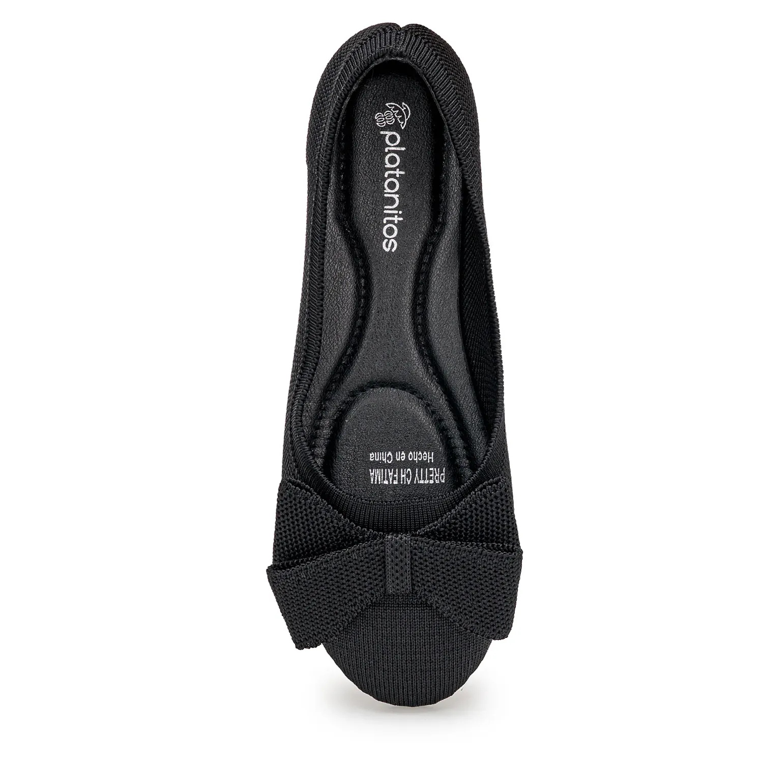 Calzado Platanitos Dama Ch Fatima color negro | Platanitos