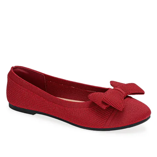 Platanitos Rojo de Mujer modelo Calzado Dama Ch Fatima rojos rojas roja sintéticos mujer 2025100721402468851 Sintético Sintético