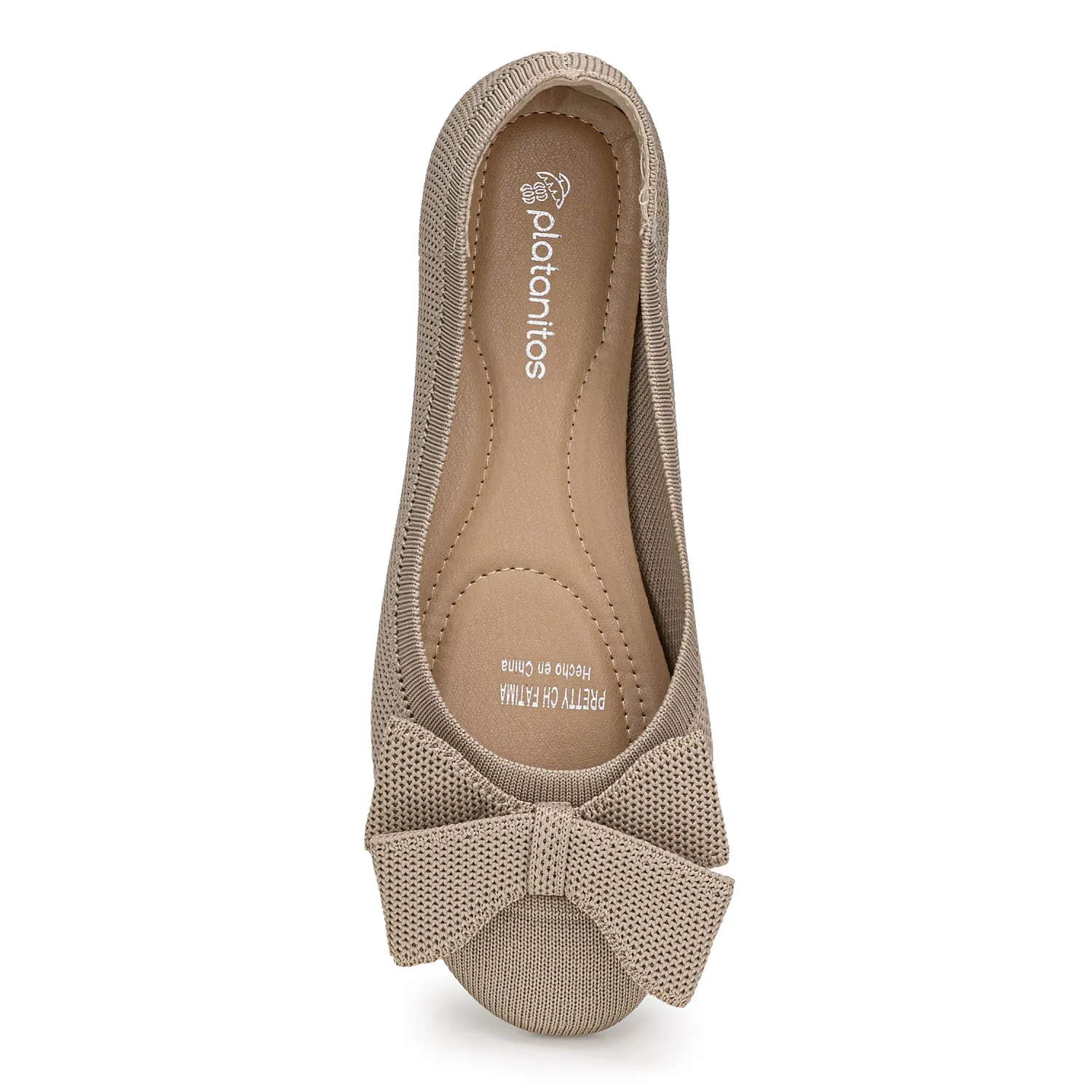 Calzado Platanitos Dama Ch Fatima color beige | Platanitos