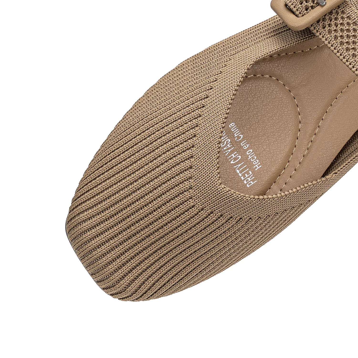 Calzado Platanitos Dama Ch Yasire color topo | Platanitos