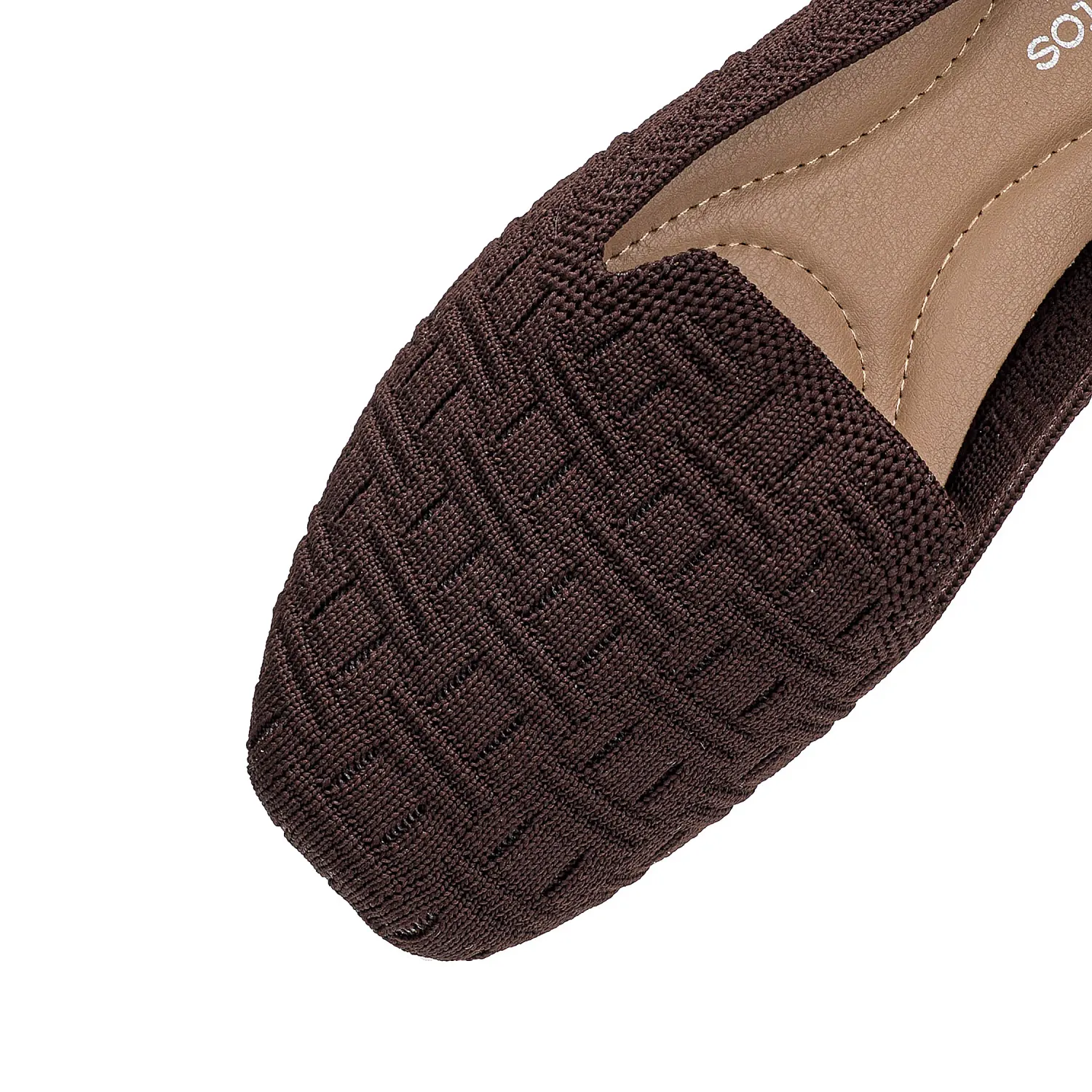 Calzado Platanitos Dama Ch Quarter color marron oscuro. | Platanitos