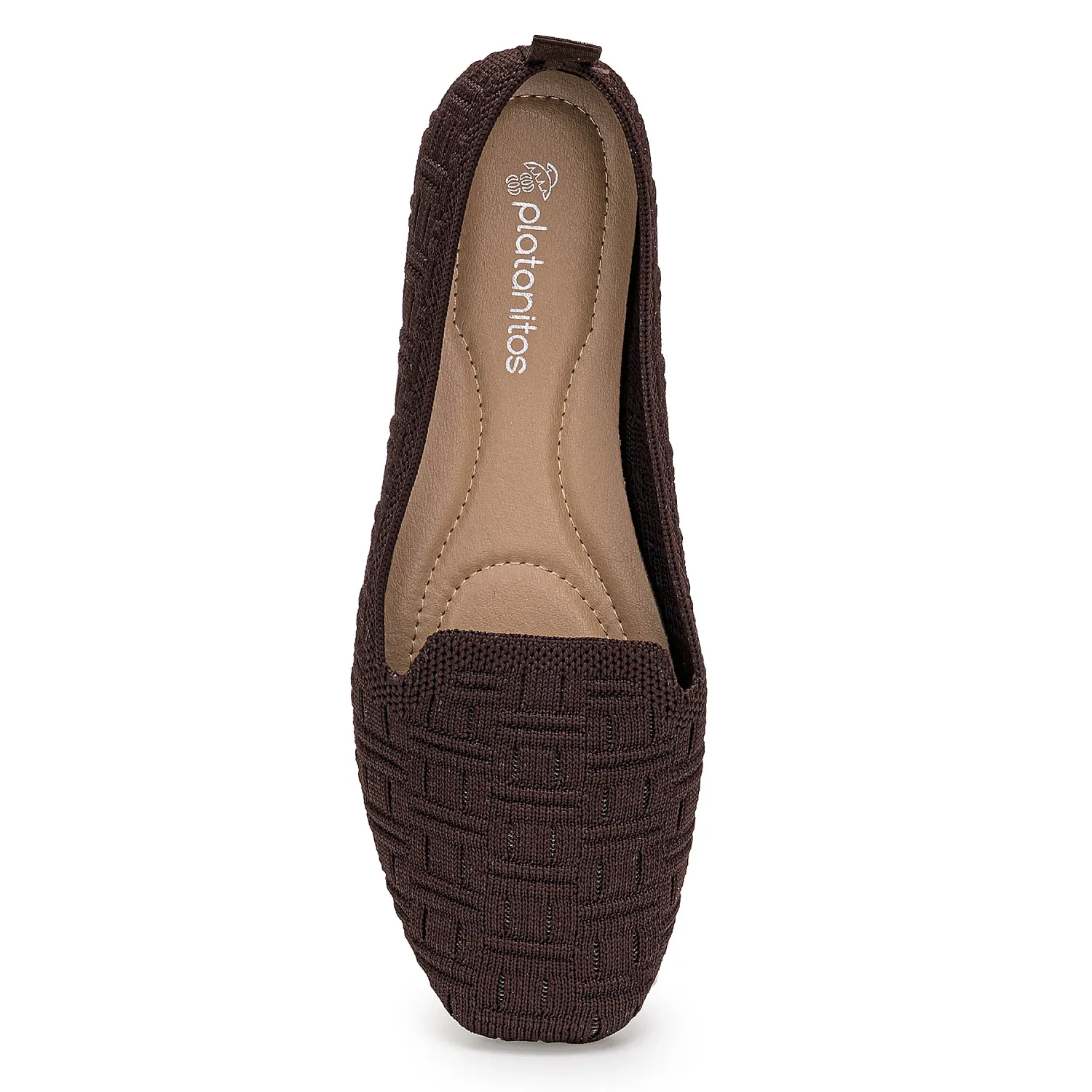 Calzado Platanitos Dama Ch Quarter color marron oscuro. | Platanitos