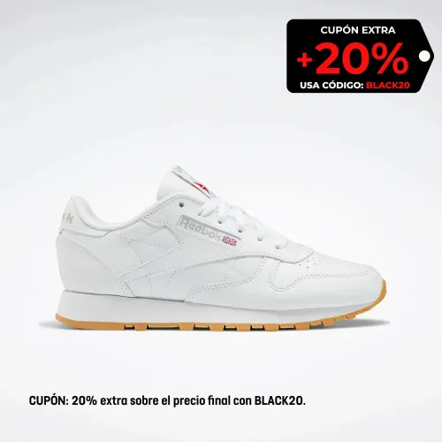 Reebok Blanco de Mujer modelo Zapatillas Urbanas Mujer Classic Leather blancos mujer 2025100915072030535 Cuero Goma