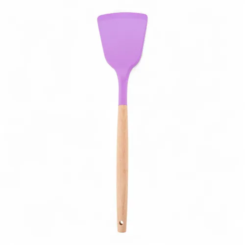ICHIMATSU Jgo Utensilios De Silicona Para Cocina 12 Pz Mango Madera Akw-C02b(7242)
