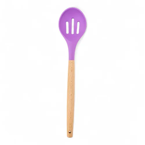 ICHIMATSU Jgo Utensilios De Silicona Para Cocina 12 Pz Mango Madera Akw-C02b(7242)