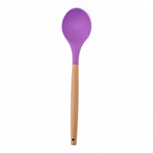 ICHIMATSU Jgo Utensilios De Silicona Para Cocina 12 Pz Mango Madera Akw-C02b(7242)