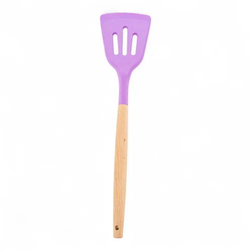 ICHIMATSU Jgo Utensilios De Silicona Para Cocina 12 Pz Mango Madera Akw-C02b(7242)