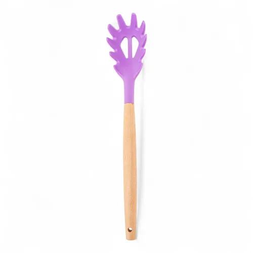 ICHIMATSU Jgo Utensilios De Silicona Para Cocina 12 Pz Mango Madera Akw-C02b(7242)