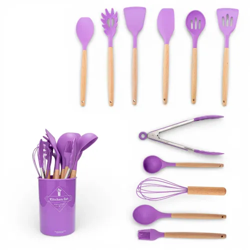 ICHIMATSU Varios modelo Jgo Utensilios De Silicona Para Cocina 12 Pz Mango Madera Akw-C02b(7242) varios 2025100923073073770  