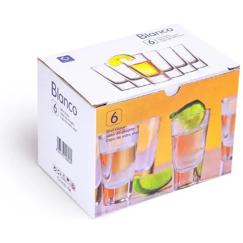 REY Jgo X 6 Pza Vaso Shot New 28 Ml/1 Oz  Ts121/6-1gb  Kimglass