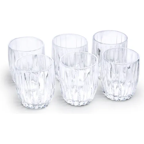 REY Varios modelo Set X 6 Vaso Bajo Labrado Transp 285ml #76410  Ichimatsu varios 2025100923073073893  