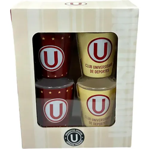 Global America Varios modelo Set X4 Shot Glass Universitario varios 2025100923073073905  