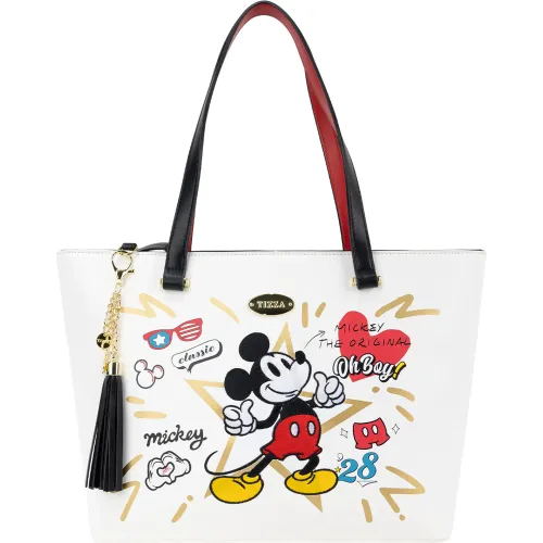 TIZZA Marfil de Mujer modelo Cartera Mickey Pu Oh Boy huesos mujer 2025101023251116313