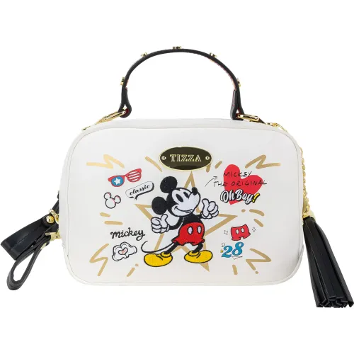 TIZZA Marfil de Mujer modelo Morral Mickey Pu Oh Boy huesos mujer 2025101023251116322  