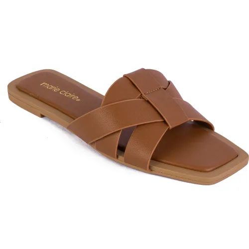 MARIE CLAIRE  de Mujer modelo Sandalias Casuales Mujer London cameles mujer 2025101315325556863 PU Caucho