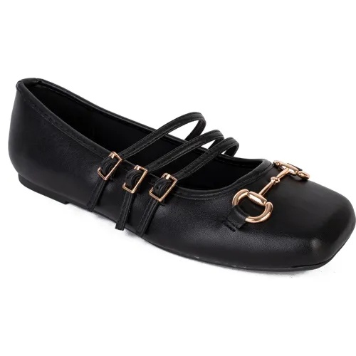 MARIE CLAIRE Negro de Mujer modelo Ballerinas Flat Mujer Paris negros mujer 2025101315325556914 PU TPR