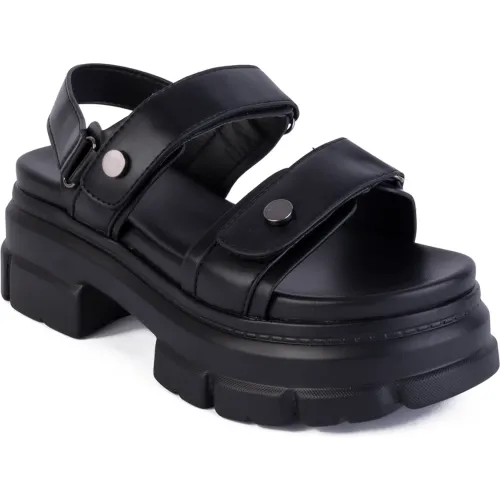 MARIE CLAIRE Negro de Mujer modelo Sandalias Casuales Mujer New York negros mujer 2025101315325557085 PU Caucho