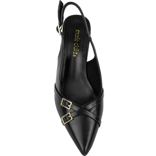 MARIE CLAIRE Sandalias Sling Back De Vestir Mujer Burdeos