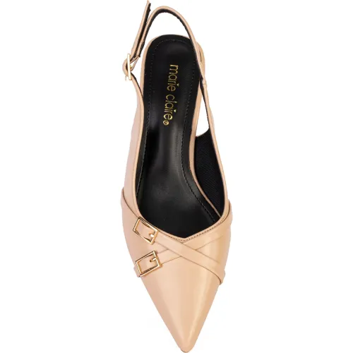 MARIE CLAIRE Sandalias Sling Back De Vestir Mujer Burdeos